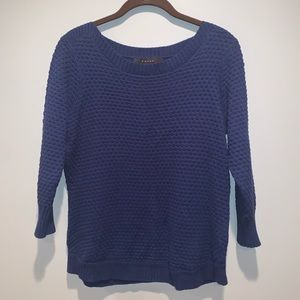 Fever 3/4 Length Sleeve Sweater Cable Knit (M)